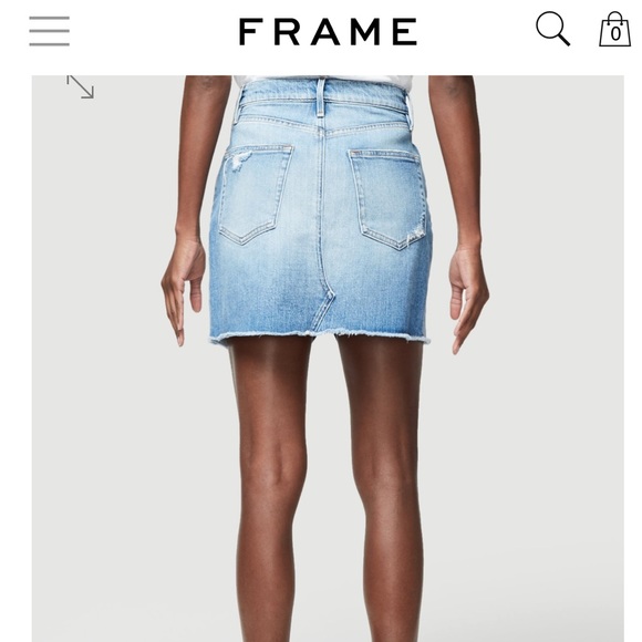 NWT Le Mini Skirt Split Front (in macey) - Picture 4 of 5